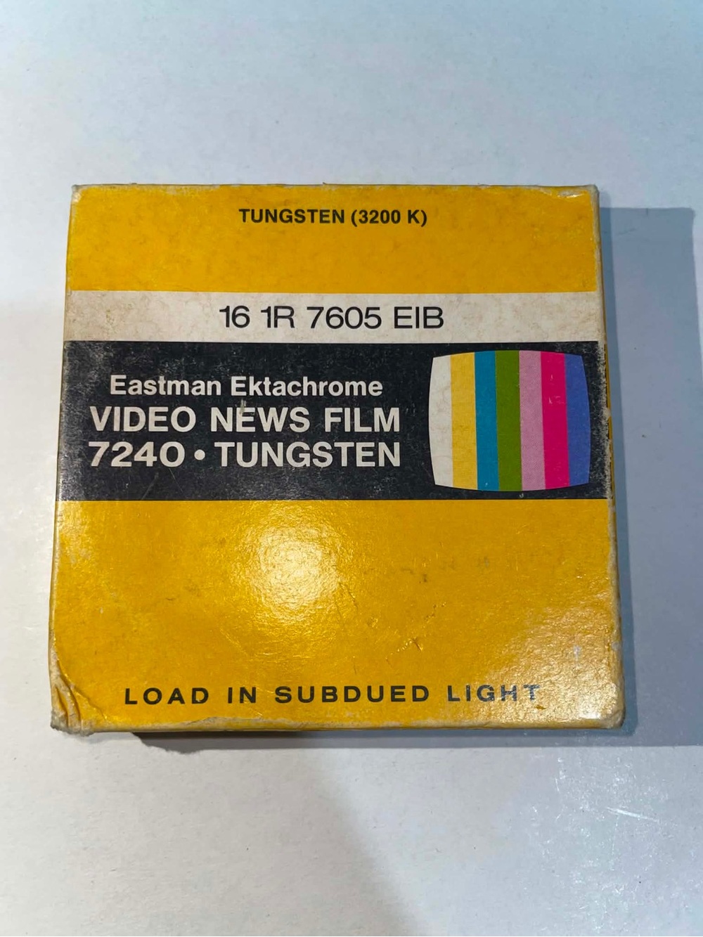 Eastman Kodak Ektachrome Video News Film 7240 Tungsten 100 FT 16mm Film VNF 455